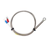 Sonda ad alta temperatura da 0 a 600°C del foro di 4mm Tipo sonda K dei sensori di temperatura della termocoppia 1/2/3/4/5M attrezzatura meccanica del filo metallico