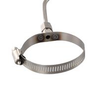 Sonda ad angolo retto della termocoppia di tipo K Egt 80 millimetri X 5 millimetri del sensore dell'acciaio inossidabile di millimetro che ha 1 m di cavo schermato della maglia dell'acciaio