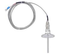 Sonda con sensore di temperatura termocoppia tipo K, ad alta precisione, ampio raggio, linea intrecciata in acciaio inossidabile con spina aeronautica, connettore rapido per