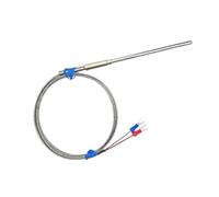Sonda da 1100 gradi PT100/K tipo senza messa a terra 1mm 2mm 3mm 5mm Controller con termocoppia inguainata Sensore di temperatura