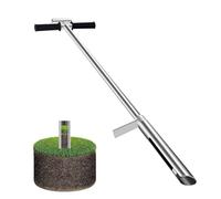 Sonda Di Campionamento Del Pavimento 40'' Kit Di Analisi Del Pavimento In Acciaio Inox Manico Tubolare A T Con Eiettore E Pedale Per Campionamento Del Suolo E Giardinaggio(Dia 50MM(2in))