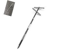 Sonda di campionamento del suolo in acciaio inox, sonda per cereali da 1,2 m con 3 fessure, campione in polvere durevole per test e analisi accurati del suolo