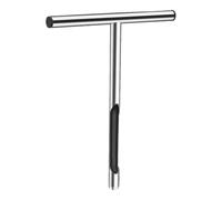 Sonda di campionamento del terreno, campionatore a forma di T, in acciaio inox per campionamento del terreno, attrezzi da giardino per analisi del suolo e cura delle piante