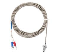 Sonda di misurazione della temperatura con cavo termocoppia tipo K da 1 M con sensore con filettatura a vite M6 BSW per strumenti di visualizzazione e registrazione (zio paterno)
