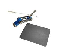 Sonda di prova elettronica per saldatura con punta flessibile placcata argento da 0,8 mm per debug di circuiti stampati, test chip e accesso giunto a saldare (B)