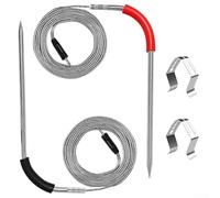 Sonda di temperatura della carne, design a doppio ago per Weber Gas e per forno a pellet Smokefire