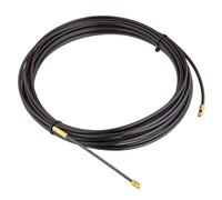 Sonda elettrica passacavi in Nylon PA6 diametro 4mm con Terminale Svitabile M4 10 m Tiracavi Nera