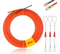 Sonda Elettricista 30M, Sonda Passacavi, Sonda Tiracavi Con 3 Molla Di Guida, So