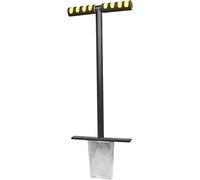 Sonda for campionamento del terreno da golf da 68 cm, sonda for campionamento del terreno con impugnatura a T in acciaio inossidabile, kit di strumenti for analisi del campione del terreno con pedale