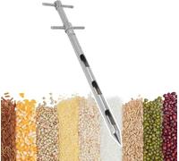 Sonda for campionamento di cereali in acciaio inossidabile, design a tre zone for cereali/polveri/mangimi/fertilizzanti efficienti nella lavorazione degli alimenti(Dia-25mm(1"),1.8m)