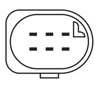 Sonda lambda 0 258 017 016 BOSCH per MERCEDES-BENZ JEEP DODGE CHRYSLER