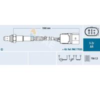 FAE Sonda lambda 75351 per AUDI, VW, SEAT, SKODA