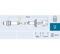 FAE Sonda lambda 75638 per Toyota Avensis e Corolla Verso 2.2 D-4D