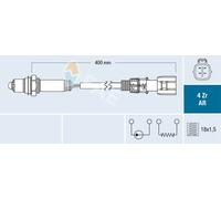 FAE Sonda Controllo Lambda per Toyota Avensis Station Wagon 2.2 Cat D 2.0 D-4D