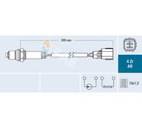 Sonda lambda 75655 FAE per TOYOTA LEXUS
