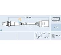 Sonda lambda 77205 FAE per AUDI VW SKODA