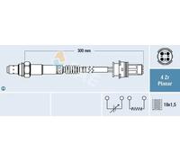 Sonda lambda 77252 FAE per MERCEDES-BENZ SMART CHRYSLER