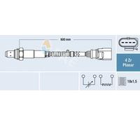 Sonda lambda 77697 FAE per VW AUDI SEAT SKODA