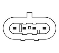 Sonda lambda davanti al catalizzatore per ALFA ROMEO FIAT LANCIA 147 156 DOBLO D