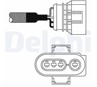 Sonda lambda davanti al catalizzatore per AUDI SEAT VW A6 CADDY CORDOBA GOLF IBI