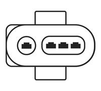 Sonda lambda davanti al catalizzatore per SEAT VW ALHAMBRA CALIFORNIA CORDOBA GO