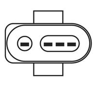 Sonda lambda davanti al catalizzatore per SEAT VW CADDY GOL INCA PARATI POLO QUA
