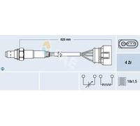 Sonda lambda davanti al catalizzatore Sonda di regolazione 77131 FAE per VW SEAT