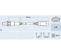 Sonda lambda dietro al catalizzatore Sonda diagnostica 77152 FAE per RENAULT