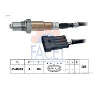 FACET 10.7586 Sonda lambda filettatura prelubrificata cavo 300 mm 4 conduttori