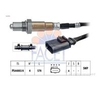 Sonda Lambda Facet 10.7931 Made In Italy - Oe Equivalent per Audi Seat Skoda VW