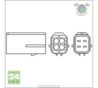 Sonda Lambda M.Marelli per NISSAN MICRA III C+C X-TRAIL QASHQAI TIIDA NV200 NOT