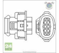 Sonda Lambda M.Marelli per OPEL ZAFIRA A VECTRA C B MERIVA CORSA ASTRA H G SIGN