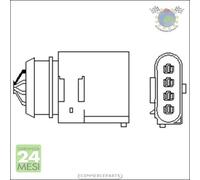 Sonda Lambda M.Marelli per SEAT IBIZA III SKODA FABIA VW POLO 9N_ 9A_ 6R1 6C1 F