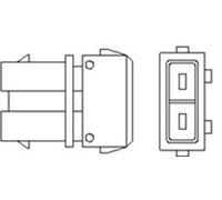 Sonda lambda non riscaldato 466016355131 MAGNETI MARELLI per VW SEAT