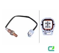 Sonda Lambda Riscaldata 4 Poli 400 Mm Cavo HELLA Per Altri MAZDA 2