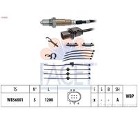 2 x Sonda lambda FACET per AUDI, PORSCHE, SKODA, VW A4 B7, A8 D3, AMAROK
