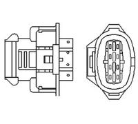 Sonda lambda riscaldato 466016355008 MAGNETI MARELLI per OPEL ASTRA G Hatchback