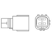 Sonda lambda riscaldato 466016355046 MAGNETI MARELLI per LEXUS TOYOTA