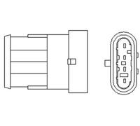 Sonda lambda riscaldato 466016355049 MAGNETI MARELLI per ALFA ROMEO FIAT