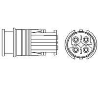 Sonda lambda riscaldato 466016355060 MAGNETI MARELLI per MERCEDES-BENZ CLK