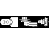 Sonda lambda riscaldato 466016355071 MAGNETI MARELLI per DACIA RENAULT