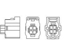 Sonda lambda riscaldato 466016355118 MAGNETI MARELLI per MERCEDES-BENZ SLK CLS