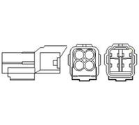 Sonda lambda riscaldato 466016355120 MAGNETI MARELLI per SUZUKI FIAT SUBARU