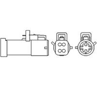 Sonda lambda riscaldato 466016355125 MAGNETI MARELLI per FORD VOLVO