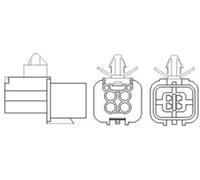 Magneti Marelli Sonda lambda 466016355127 riscaldata per Chevrolet Spark 1.0/1.2