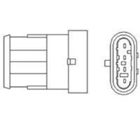 Sonda lambda riscaldato 466016355130 MAGNETI MARELLI per FIAT BRAVO I BRAVA