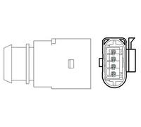 Sonda lambda riscaldato 466016355170 MAGNETI MARELLI per SKODA AUDI SEAT