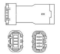 Magneti Marelli Sonda lambda 466016355171 riscaldata 400 mm per DS 3