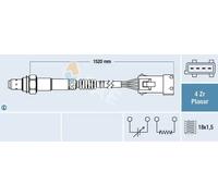 Sonda lambda riscaldato 77242 FAE per CITROËN PEUGEOT LANCIA FIAT