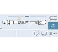 Sonda lambda riscaldato 77283 FAE per CITROËN PEUGEOT RENAULT FIAT LANCIA